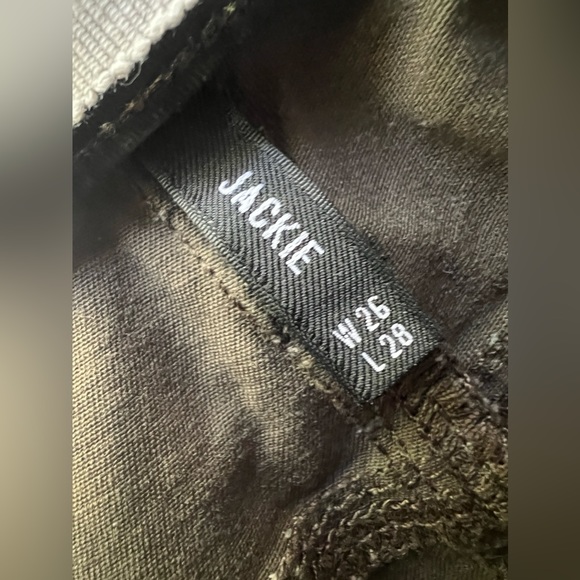 FREE PEOPLE DRIFTWOOD CAMO PANTS “ Jackie” Sz 25 - Picture 5 of 11